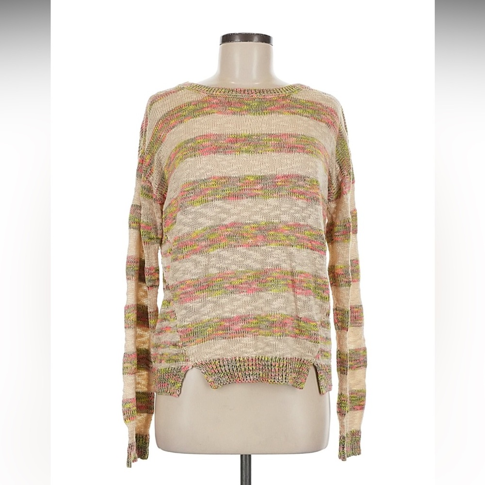 🌹3/20 Xhilaration striped multicolor sweater L